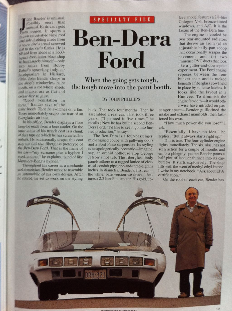 Illustration for article titled Cars You Didn't Know About: The Ben-Dera